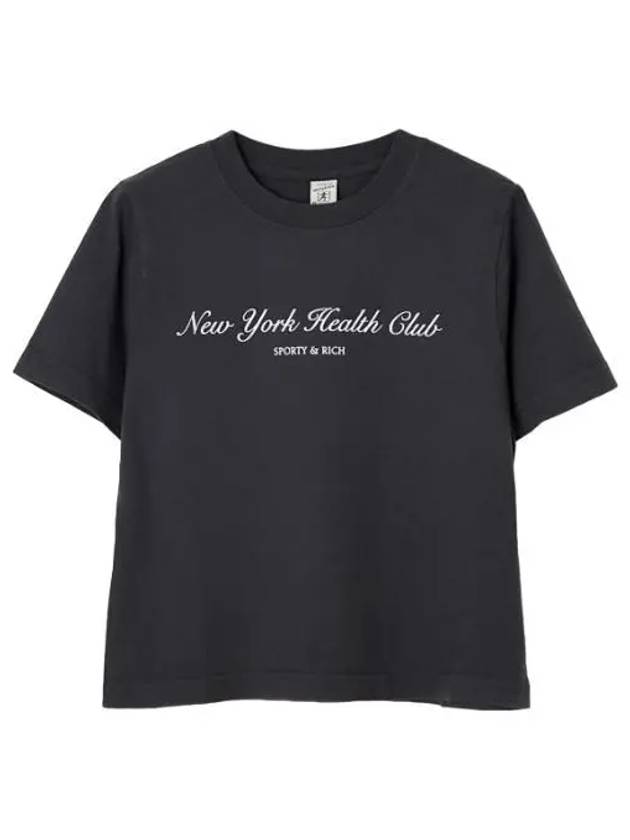 New York Gym Printed T Shirt Short Sleeve Women s Tee - SPORTY & RICH - BALAAN 1