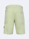 Cargo Bermuda Shorts Light Green - STONE ISLAND - BALAAN 3