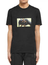 Rottweiler Print Cotton Short Sleeve T-Shirt Black - GIVENCHY - BALAAN 3