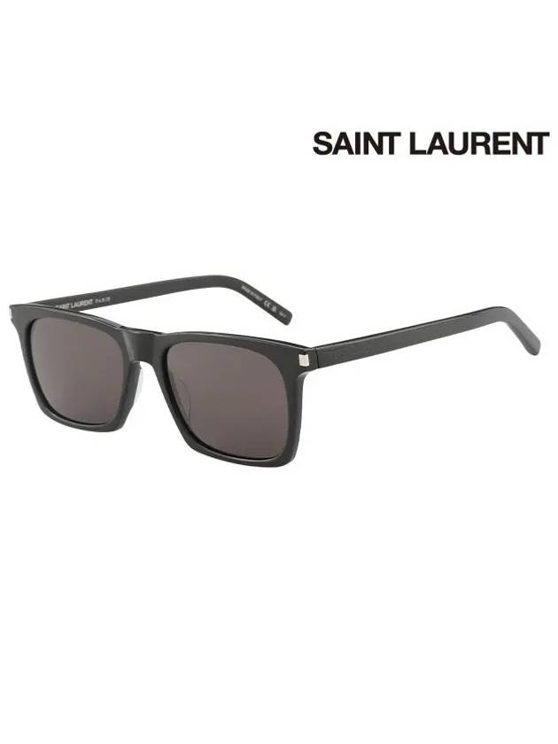 Eyewear Rectangular Frame Sunglasses Black - SAINT LAURENT - BALAAN 3