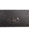 Revival Gancini Card Wallet Black - SALVATORE FERRAGAMO - BALAAN 10