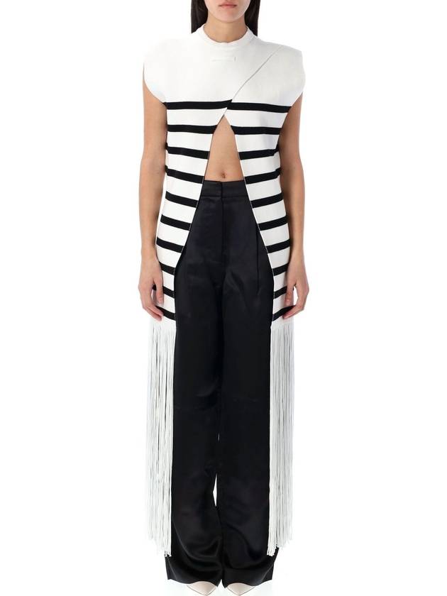 MARINIER TOP FRINGED - JEAN PAUL GAULTIER - BALAAN 1