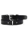 Men's Buckle Leather Belt Black A22482GB - OUR LEGACY - BALAAN 1