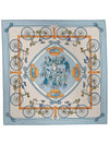 Les Becanes Scarf Blue - HERMES - BALAAN 2