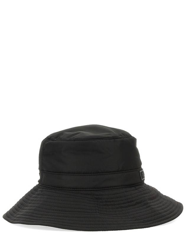 Tech Logo Patch Bucket Hat Black - GANNI - BALAAN 5