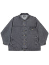 batwing oversized denim jacket gray - AJOBYAJO - BALAAN 1