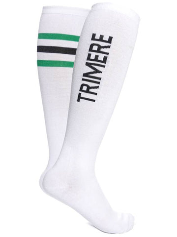 Inversion point knee socks white - TRIMERE - BALAAN 1