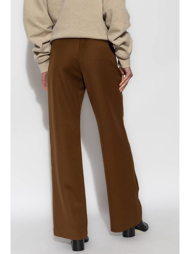 Tory Burch Wool Pants, Women's, Brown - TORY BURCH - BALAAN 4