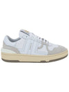 Clay Lace-Up Low Top Sneakers White - LANVIN - BALAAN 2