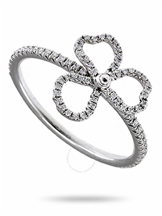 Tiffany Paper Flowers Diamond Open Flower Ring, Size  5 - TIFFANY & CO. - BALAAN 1