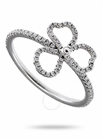 Tiffany Paper Flowers Tiffany Diamond Open Flower Ring - Size 6 - TIFFANY & CO. - BALAAN 1