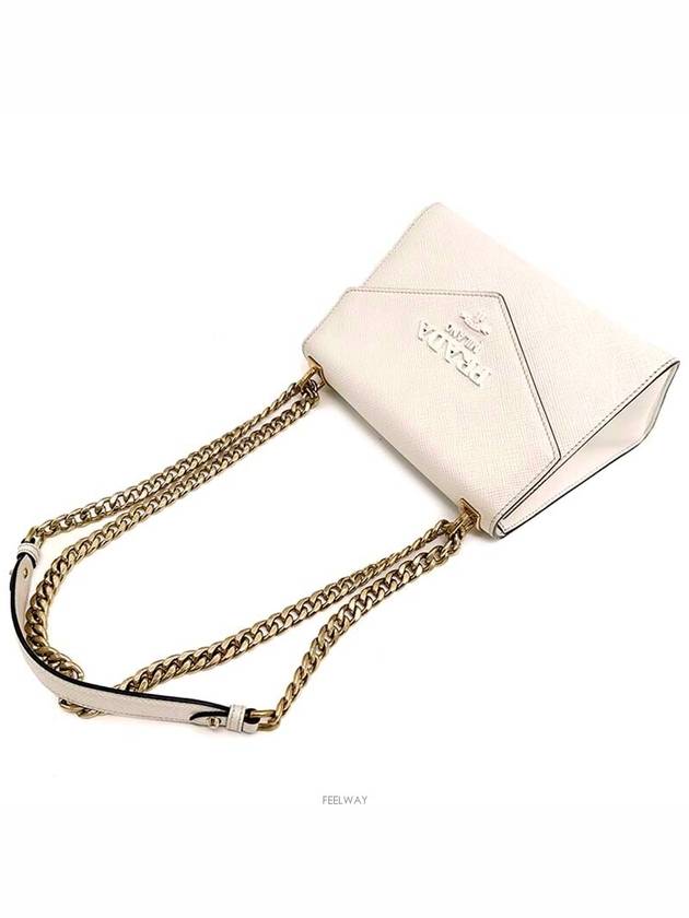 Saffiano Monochrome Chain Shoulder Bag - PRADA - BALAAN 5