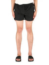 Cross Embroidered Logo Swim Shorts Black - MARCELO BURLON - BALAAN 2