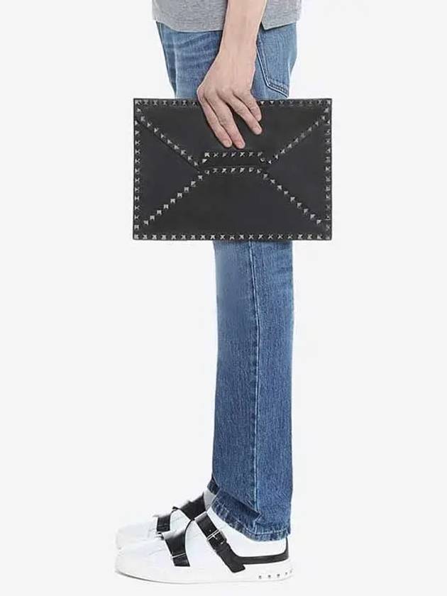 Ulsan Unvelope black clutch NY2B0100 VN8 0NO - VALENTINO - BALAAN 7