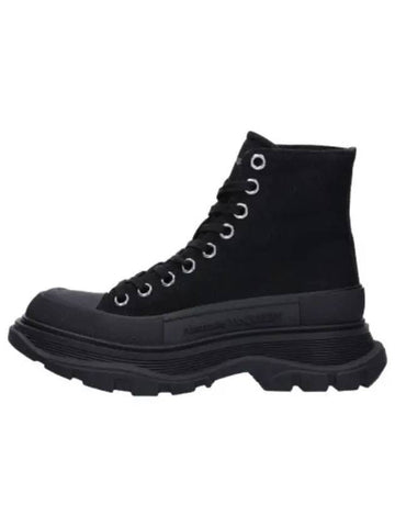 Tread Slick High Top Sneakers Black - ALEXANDER MCQUEEN - BALAAN 1