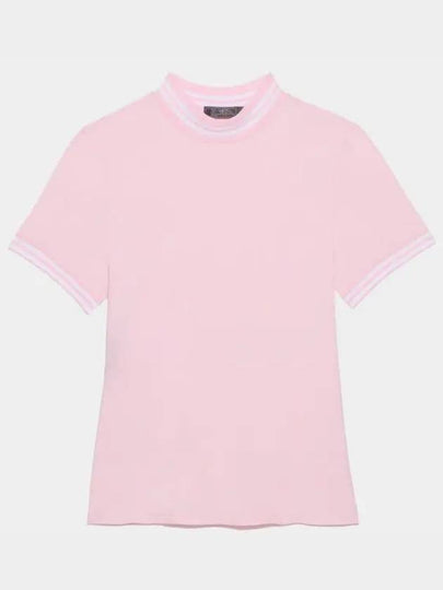 Women's Featherweight Mock Neck Golf Short Sleeve T-Shirt Blush - G/FORE - BALAAN 2