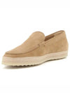 Men's Suede Slip-ons Loafers Beige - TOD'S - BALAAN 2