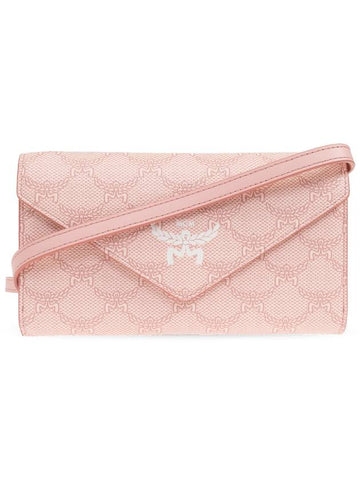 MCM Wallet On A Strap, Women's, Pink - MCM - BALAAN 1