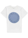 Kids Logo Print T Shirt TS8C01 Z0434 101 - STELLA MCCARTNEY - BALAAN 1