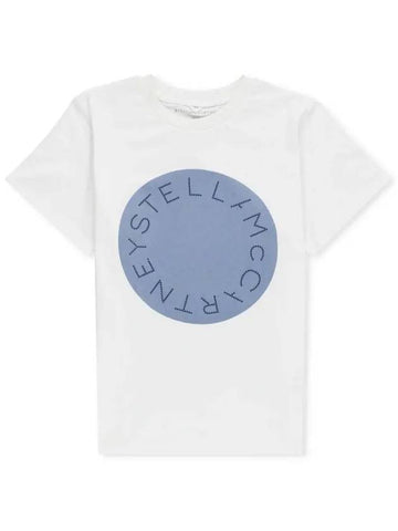 Kids Logo Print T Shirt TS8C01 Z0434 101 - STELLA MCCARTNEY - BALAAN 1