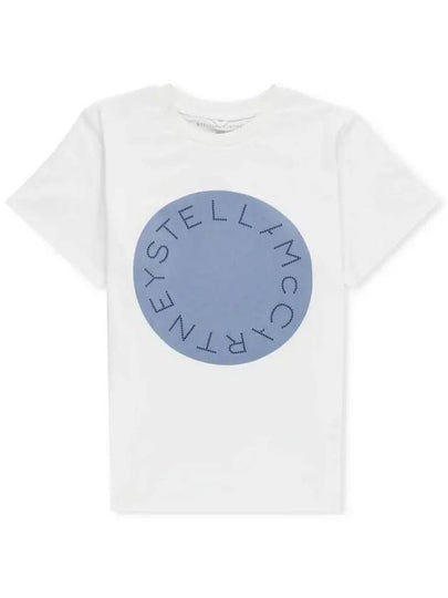 Kids Logo Print T Shirt TS8C01 Z0434 101 - STELLA MCCARTNEY - BALAAN 2