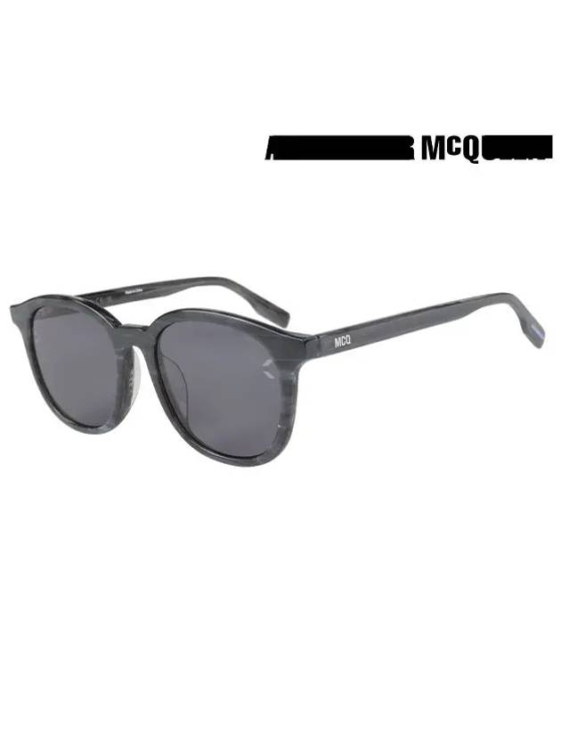 McQ Square Acetate Sunglasses Black - ALEXANDER MCQUEEN - BALAAN.