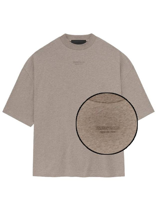 Fear of God Essentials Small Logo T Shirt Beige Men - FEAR OF GOD ESSENTIALS - BALAAN 1