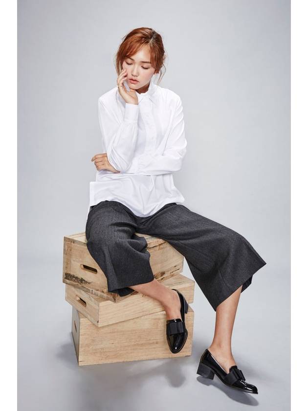 Popover One Pocket Ballerino Blouse White - RS9SEOUL - BALAAN 3