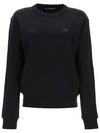 Face Patch Sweatshirt Black - ACNE STUDIOS - BALAAN 3