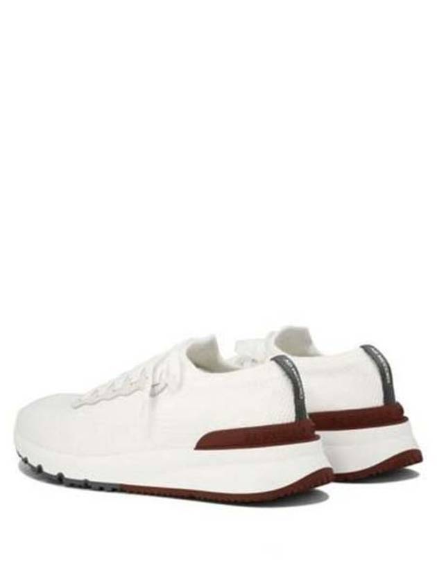 Knit Running Sneakers White - BRUNELLO CUCINELLI - BALAAN.