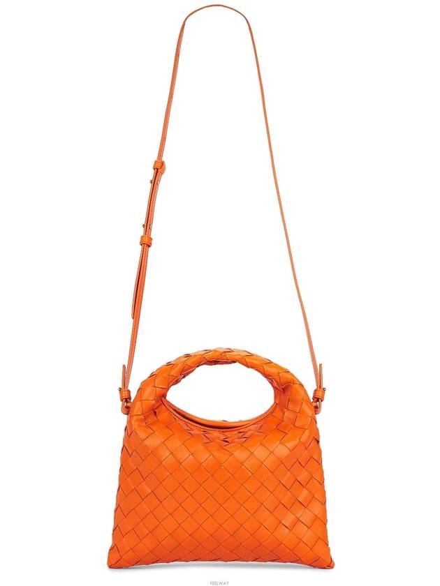 Intrecciato Mini Hop Tote Orange - BOTTEGA VENETA - BALAAN 6