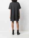 Logo Cotton T-Shirt Short Dress Black - ACNE STUDIOS - BALAAN 4