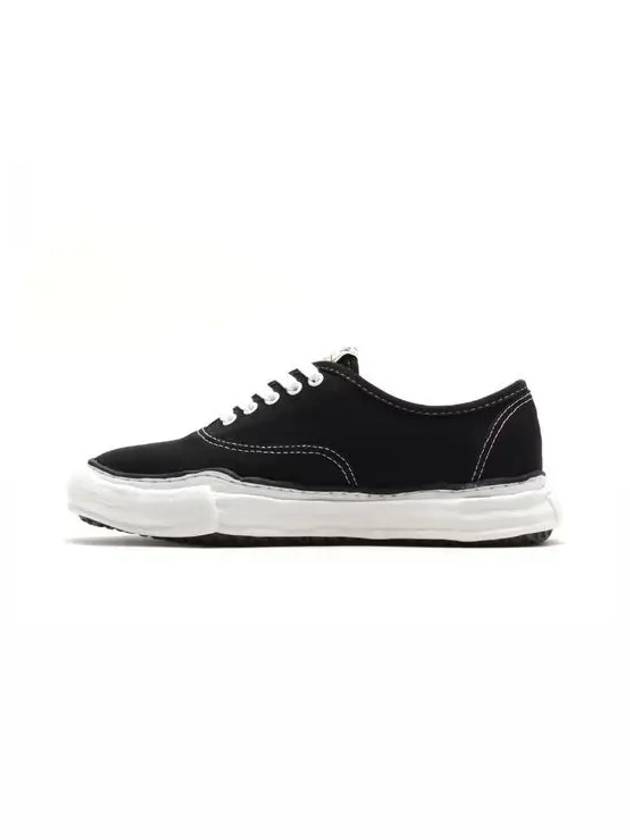 Masion Mihara Yasuhiro Black Baker OG Sole Canvas Low Top Sneakers A02FW704 - MAISON MIHARA YASUHIRO - BALAAN 3