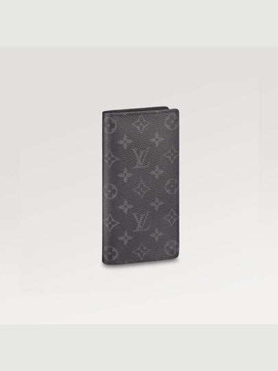 Brazza Monogram Long Wallet Black - LOUIS VUITTON - BALAAN 2