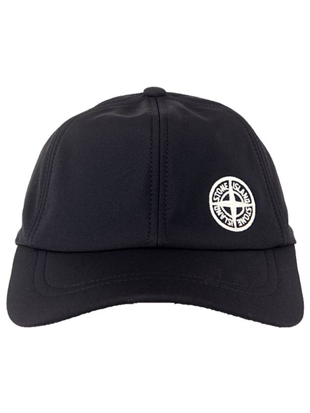 logo embroidered ball cap navy - STONE ISLAND - BALAAN.