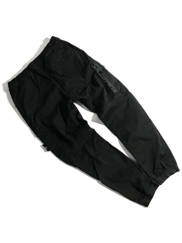 Men's Wappen Patch Straight Pants Black - STONE ISLAND - BALAAN 4