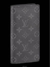 Brazza Monogram Long Wallet Black - LOUIS VUITTON - BALAAN 2