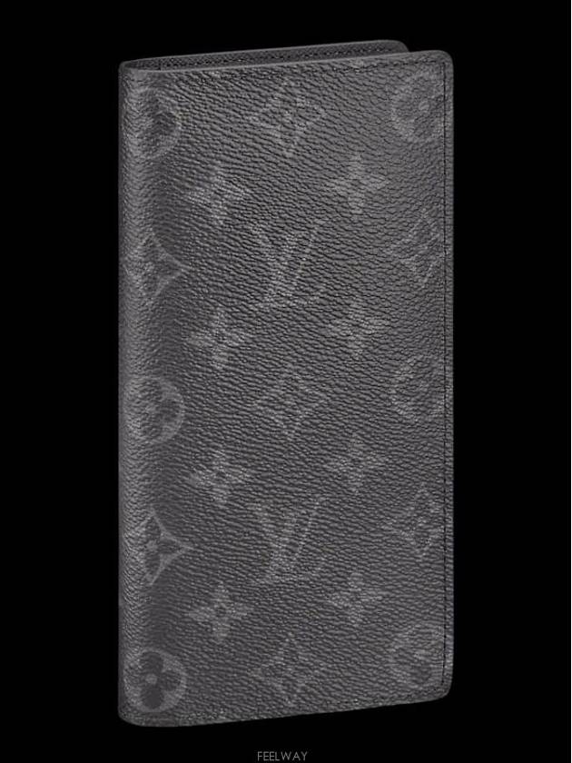 Brazza Monogram Long Wallet Black - LOUIS VUITTON - BALAAN 2