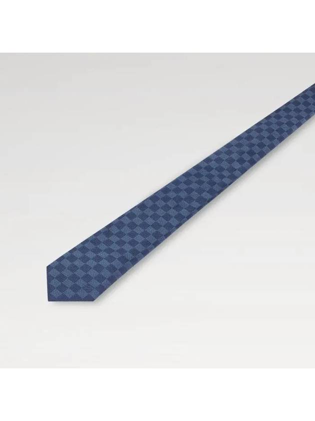 Damier Classic Tie Blue - LOUIS VUITTON - BALAAN 3