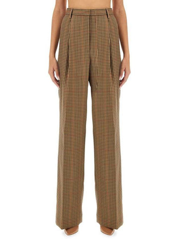 Dries Van Noten Pants With Check Pattern - DRIES VAN NOTEN - BALAAN 1