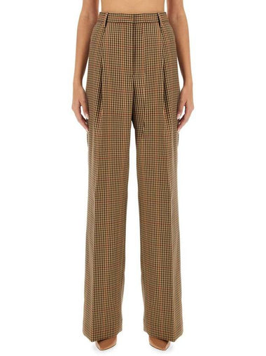 Dries Van Noten Pants With Check Pattern - DRIES VAN NOTEN - BALAAN 1