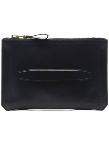 Men's Calf Clutch Bag Black - TOM FORD - BALAAN 1