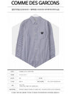 AZ-B018-051-1 Black Waffen Striped Shirt White Navy Men’s Shirt TEO - COMME DES GARCONS - BALAAN 2