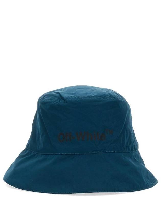 logo bucket hat blue - OFF WHITE - BALAAN 2