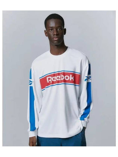 Twin Vector Jersey Long Sleeve White - REEBOK - BALAAN 1