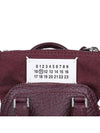 5AC Classic Baby Shoulder Bag Bordeaux - MAISON MARGIELA - BALAAN 9