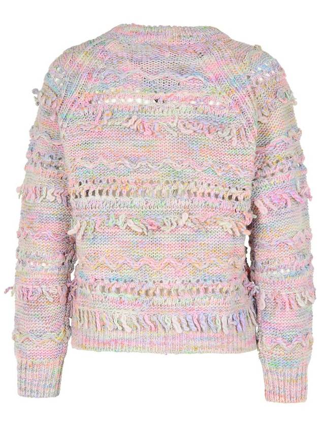 Isabel Marant Étoile 'Rivka' Pink Acrylic Blend Sweater - ISABEL MARANT ETOILE - BALAAN 3