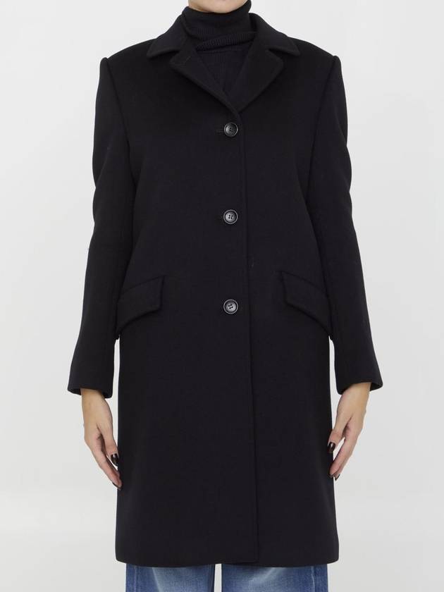 wool coat black 770042ZHW031000 - GUCCI - BALAAN 2