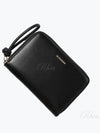 Around Zipper Leather Half Wallet Black - JIL SANDER - BALAAN 2