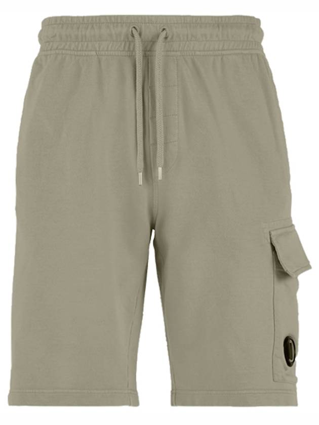 Men's Lens Patch Cargo Shorts Grey - CP COMPANY - BALAAN 2